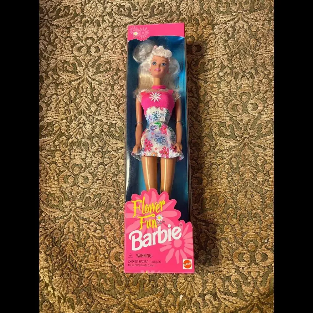 NEW Mattel Vintage‎ 1996 Flower Fun Barbie Doll In The Box #16063 - Unopened